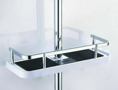 No-Drill Shower Caddy Rack
