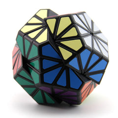 Crystal Black Magic Cube Puzzle