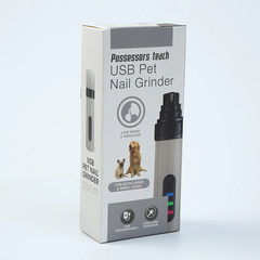 USB pet nail grinder retail box