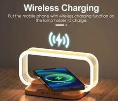 Wireless Charger Stand with LED Lamp