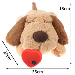 Heartbeat Plush Dog Toy