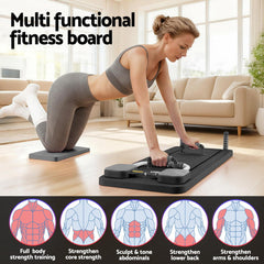 Everfit Foldable Pilates Board - Black