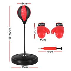 Everfit Kids Punching Bag Stand Set with Gloves