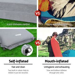 Weisshorn Self-Inflating Camping Mat - Single