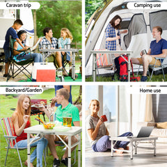 Weisshorn Folding Camping Table 60cm