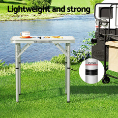 Weisshorn Folding Camping Table 60cm