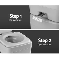 Weisshorn 20L Portable Camping Toilet