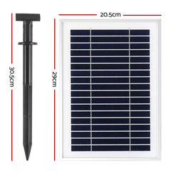 Gardeon Solar Pond Pump Fountain with Battery & LED