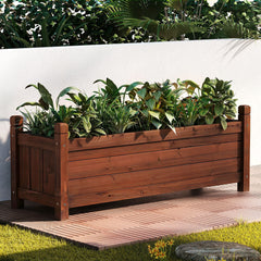 Green Fingers Raised Garden Bed 90x30x33cm