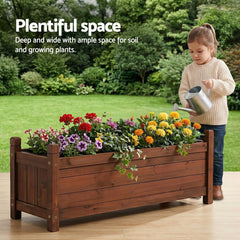 Green Fingers Raised Garden Bed 90x30x33cm