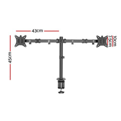 Artiss Dual Monitor Arm Desk Mount