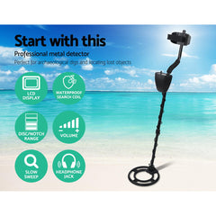 220mm Deep-Search Metal Detector