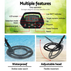 220mm Deep-Search Metal Detector