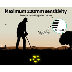 220mm Deep-Search Metal Detector