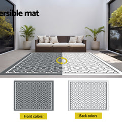 Gardeon Reversible Outdoor Rug 274x366cm