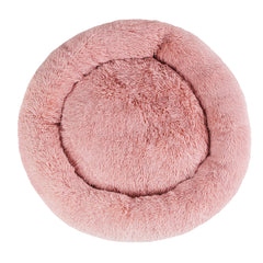 Calming Plush Dog Bed 110cm XL - Pink