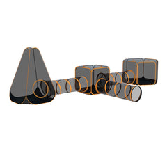 i.Pet 6-in-1 Cat Playpen Tent & Tunnel