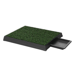 i.Pet Dog Training Pad with Tray & Grass Mat