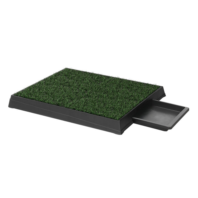i.Pet Dog Training Pad with Tray & Grass Mat