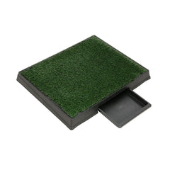 i.Pet Dog Training Pad with Tray & Grass Mat