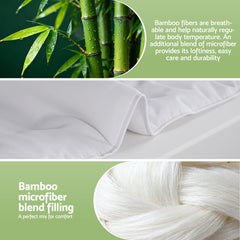 Giselle 200GSM Bamboo Summer Quilt - Queen
