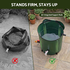 Weisshorn 50L Collapsible Rain Barrel