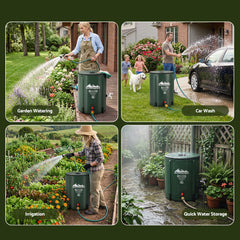 Weisshorn 50L Collapsible Rain Barrel