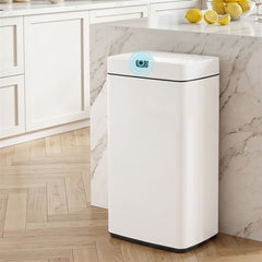 Devanti 45L Motion Sensor Bin - White