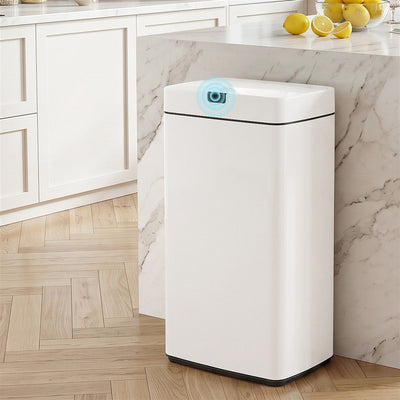 Devanti 45L Motion Sensor Bin - White