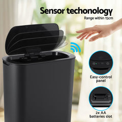 Devanti 21L Motion Sensor Kitchen Bin