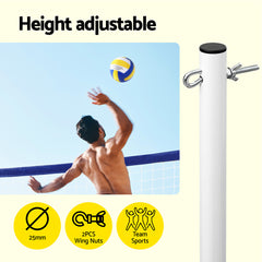 Everfit 6m Portable Volleyball Net Set