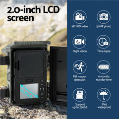 UL-tech Solar Trail Camera 4K 50MP