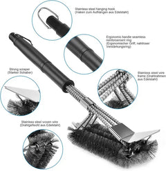 BBQ Grill Brush with Scraper