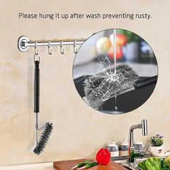 BBQ Grill Brush with Scraper
