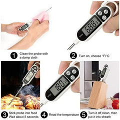Instant-Read Digital Meat Thermometer