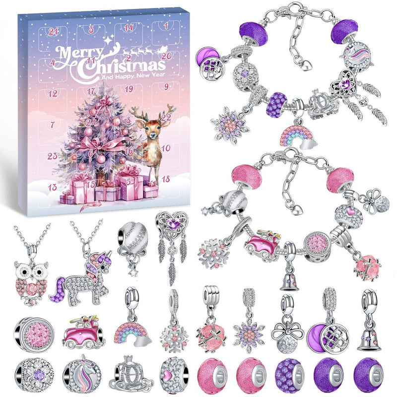 Jewellery Advent Calendar 2026 (2 Bracelets + 22 Charms)