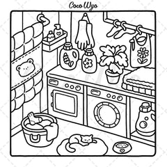 Adult Colouring Book - Cute Patterns
