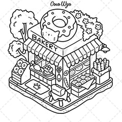Adult Colouring Book - Cute Patterns