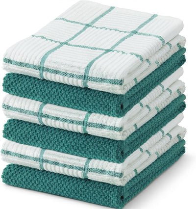 100% Cotton Kitchen Towels (6-Pack)