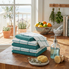 100% Cotton Kitchen Towels (6-Pack)