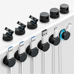 Rotating Adhesive Cable Clips (12-Pack)