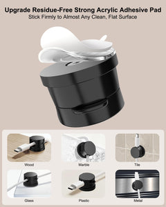 Rotating Adhesive Cable Clips (12-Pack)