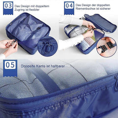 Travel Packing Cubes Set (8-Piece)
