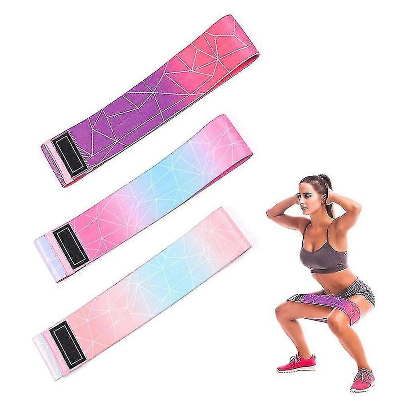 Fabric Booty Resistance Bands (3-Pack)