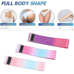 Fabric Booty Resistance Bands (3-Pack)