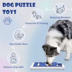 CARLA HOME Dog Puzzle Toy & Slow Feeder