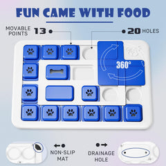 CARLA HOME Dog Puzzle Toy & Slow Feeder