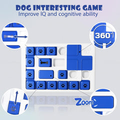 CARLA HOME Dog Puzzle Toy & Slow Feeder