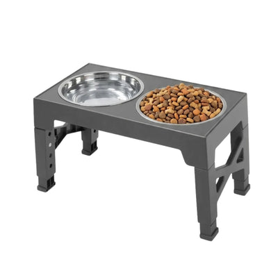CARLA HOME Adjustable Raised Dog Bowl Stand