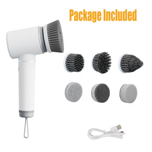 6-in-1 Cordless Electric Spin Scrubber